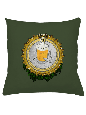Pivní horoskop: Ryba polštář Olive Green