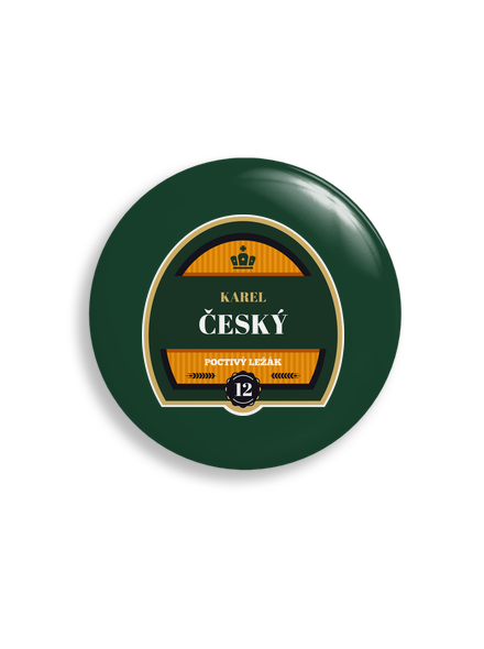 Pivní etiketa placka uni