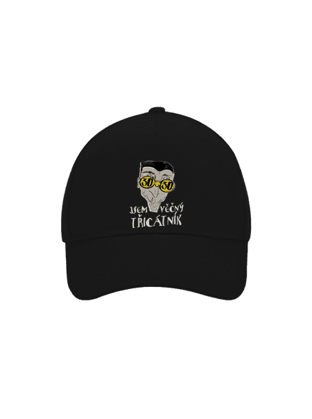 Věčný třicátník kšiltovka baseballka Black