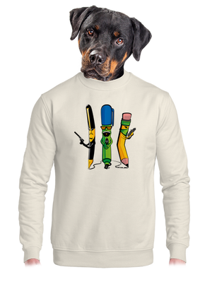 unisex mikina bez kapuce