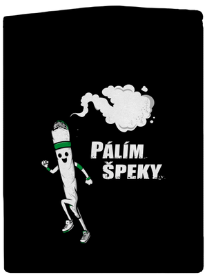 Pálím špeky dámská mikina na zip Black