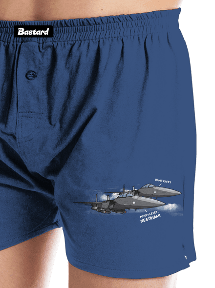 Stíhačka nestíhá pánské trenky Blue