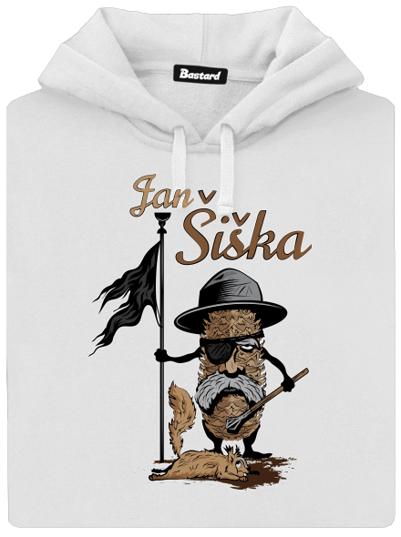 Jan Šiška dámská mikina klokanka White