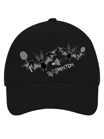 Batminton kšiltovka baseballka Black