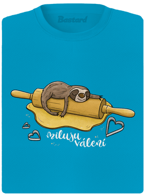 Miluju válení dámské sportovní tričko Blue Atol