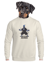 unisex mikina bez kapuce