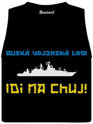 Ukrajina - Lodi idi na chuj dámské tílko volné Black