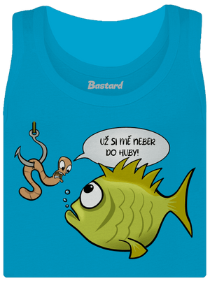 Ryba a žížala dámské tílko klasické Blue Atol