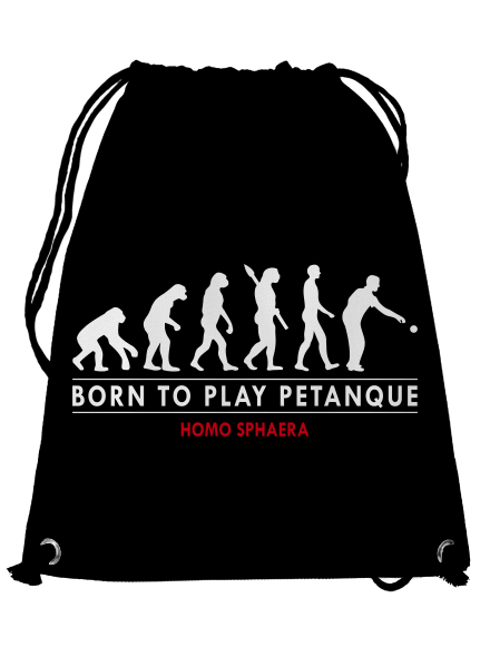 Born to play petanque vak Black