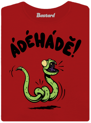 Ádéhádě dámské tričko s lemem Red Mal