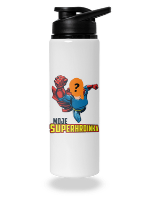 Moje superhrdinka lahev na vodu White