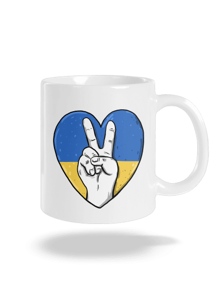 Ukrajina - Mír klasický hrnek White