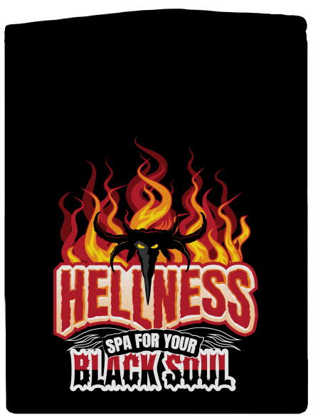 Hellness pánská mikina na zip Black