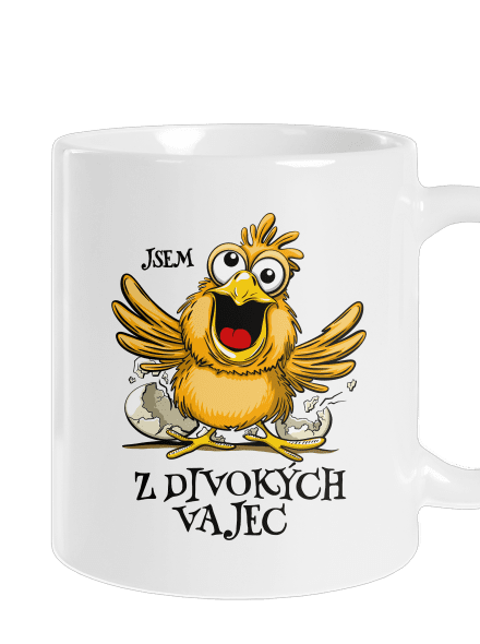 Z divokých vajec klasický hrnek White