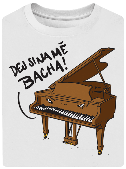 Dej si bacha unisex tričko oversized White