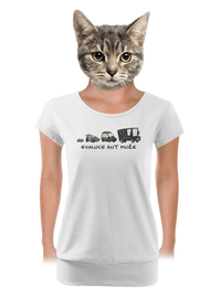 dámské tričko s lemem