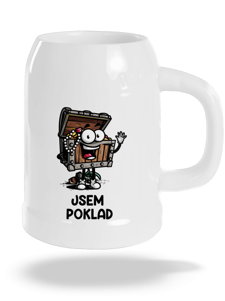 Jsem poklad půllitr White