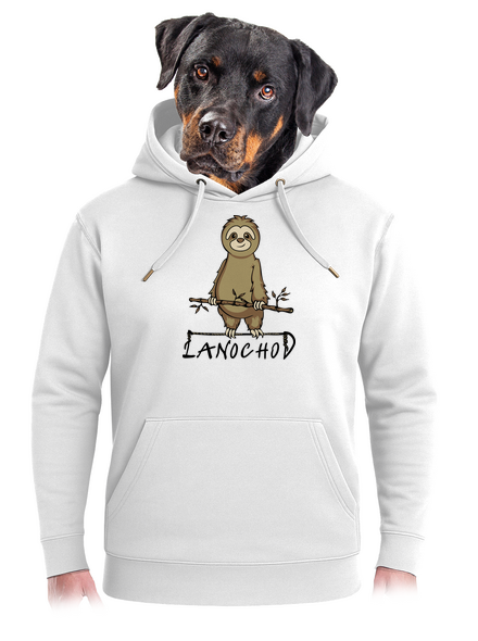 Lanochod unisex mikina premium Snowwhite