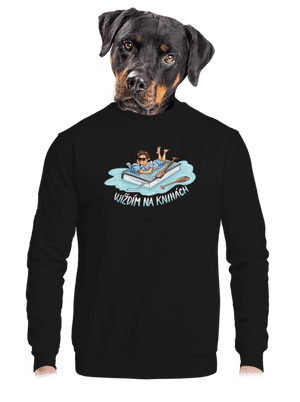 unisex mikina bez kapuce