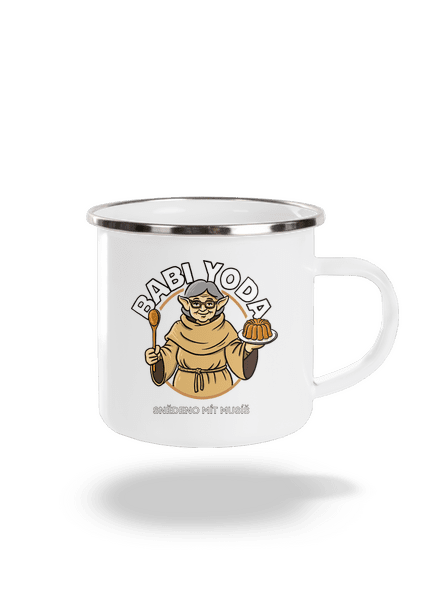 Babi Yoda plecháček White