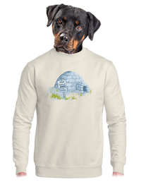 unisex mikina bez kapuce