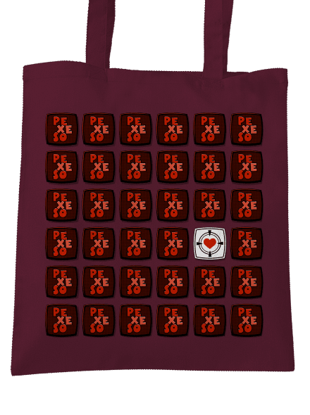 Pexeso taška Burgundy