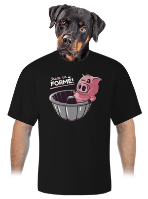 Ve formě unisex tričko oversized Black