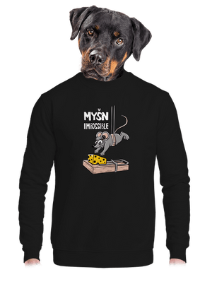 unisex mikina bez kapuce