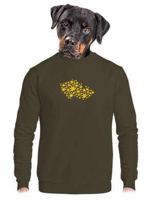 unisex mikina bez kapuce