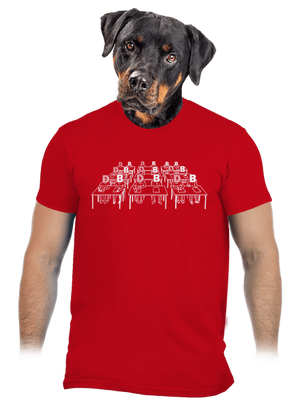 Cimrman: Debil, blbeček pánské tričko Red