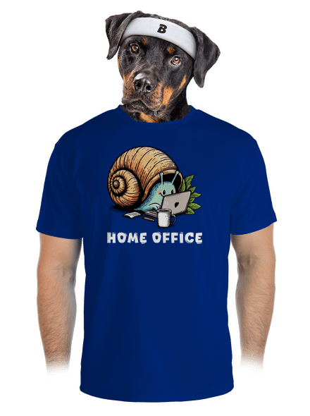 Šnekův home office pánské sportovní tričko Royal Blue Mal