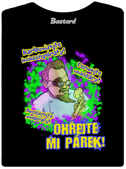 Ohřejte mi párek dámské tričko premium Black