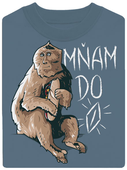 Mňam do p*** unisex mikina bez kapuce Nordic Blue
