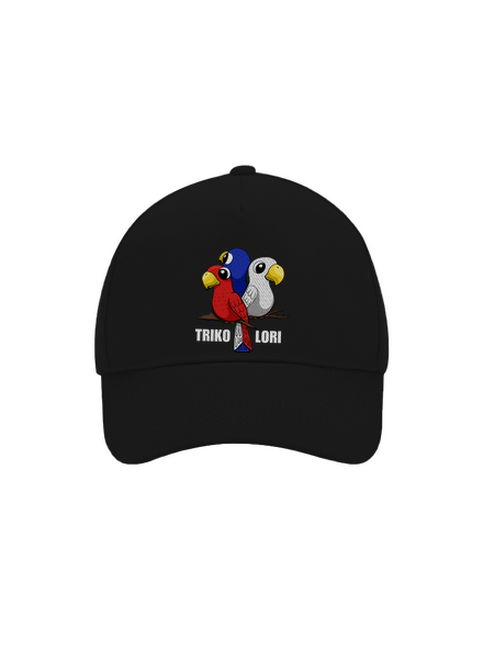 Trikolori kšiltovka baseballka Black