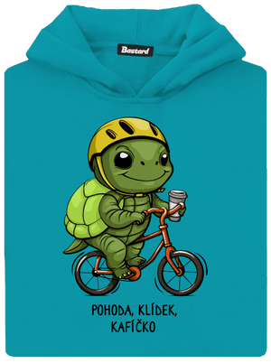 Pohoda, klídek dětská mikina klokanka Hawaiian Blue