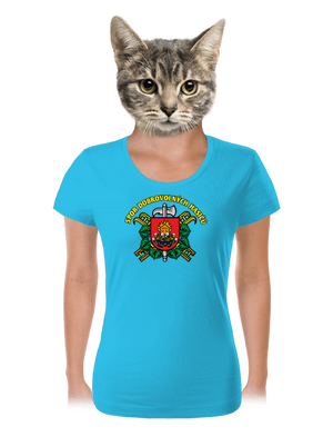 Spor dobrovolných hasičů dámské tričko Blue Atol