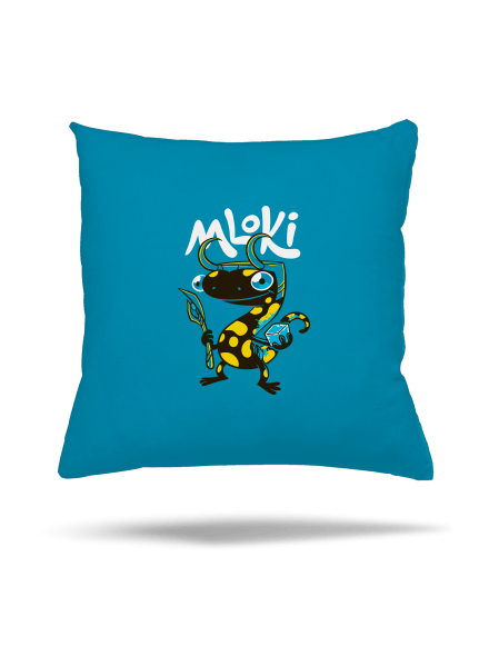mLoki polštář Blue Turquoise