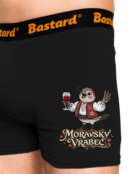 Moravský vrabec boxerky Black