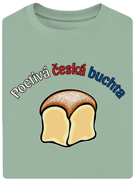Poctivá buchta a klobása unisex tričko oversized Sage