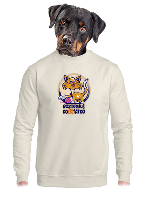 unisex mikina bez kapuce