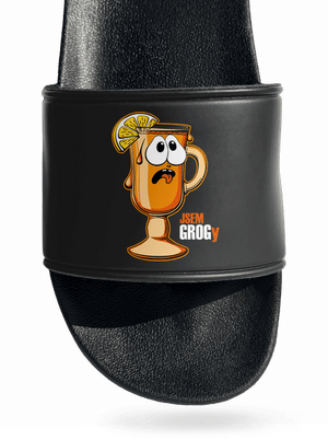 Jsem grogy pantofle Black