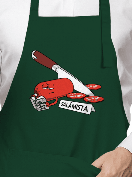 Salámista zástěra Bottle Green