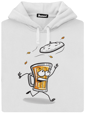 Čepice dámská mikina klokanka White