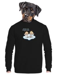 unisex mikina bez kapuce