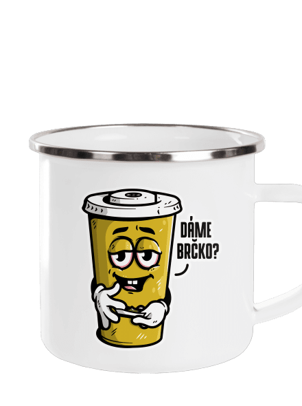 Dáme brčko? plecháček White