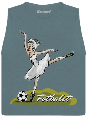 Fotbalet dámské tílko volné Heather Deep Teal