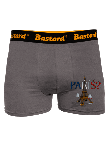 Paříš boxerky Gray Melange