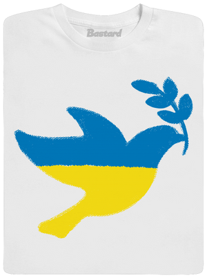 Ukrajina - Holubice obrys dětské tričko White