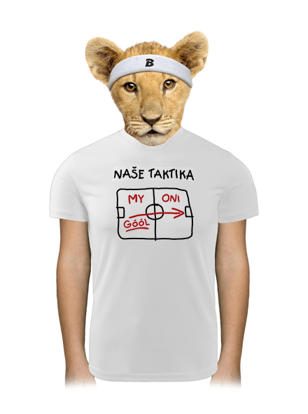 Naše taktika dětské sportovní tričko White