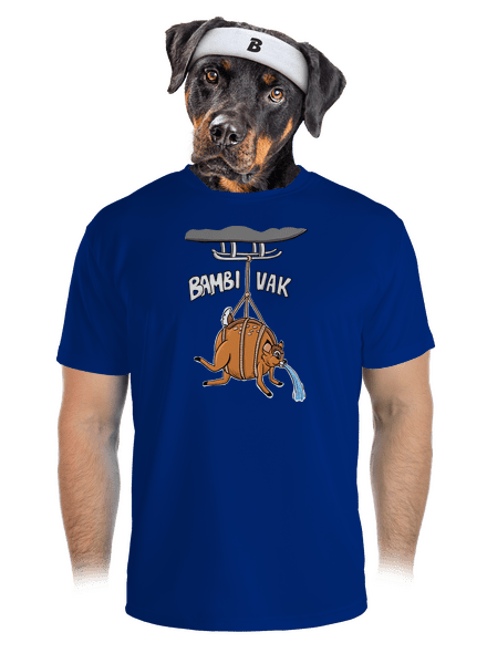 Bambi vak pánské sportovní tričko Royal Blue Mal